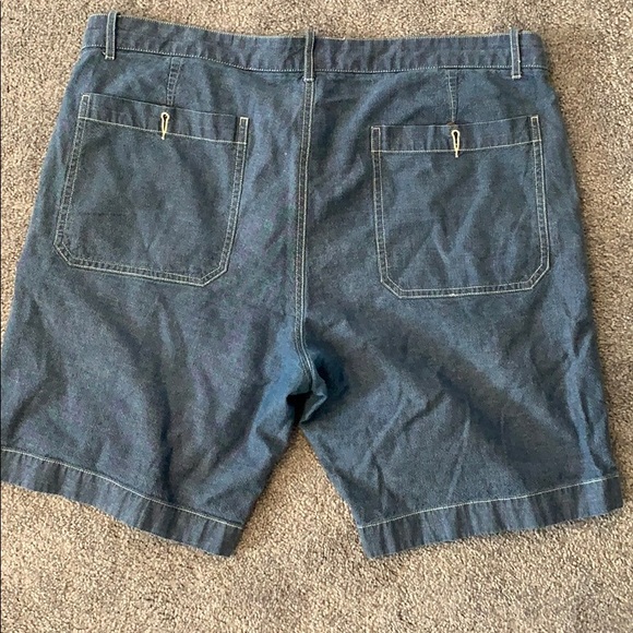 J. Crew Chambray Blue railroad short size 36 - Picture 4 of 4